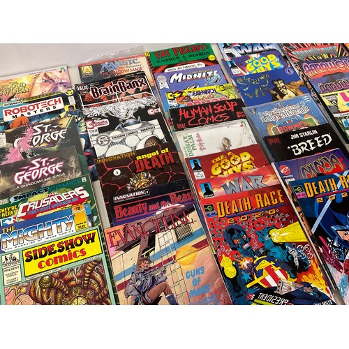 171 - BOX OF VINTAGE COMICS & MAGAZINES