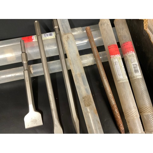 176 - BOX OF MAKITA SDS CHISELS - VARIOUS SIZES