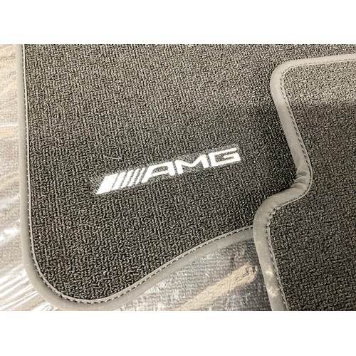 181 - SET OF NEW BLACK AMG CAR MATS
