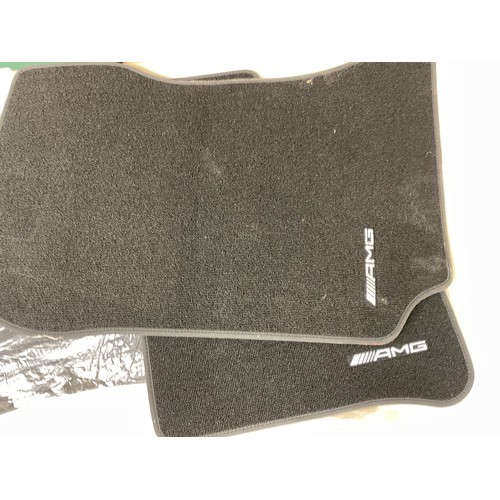 181 - SET OF NEW BLACK AMG CAR MATS
