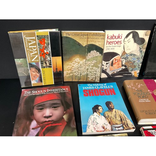 182 - BOX OF HARDBACK BOOKS - JAPAN RELATED
