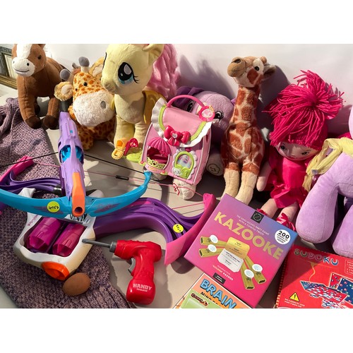 187 - 3 BOXES OF CHILDRENS TOYS AND GAMES ETC