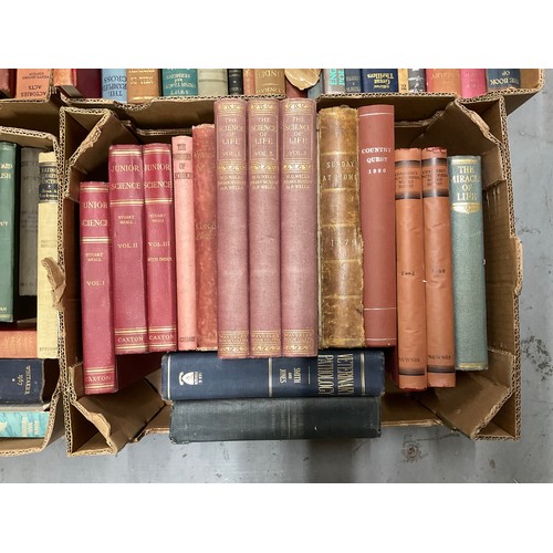 191 - 4 BOXES OF VINTAGE HARDBACK BOOKS