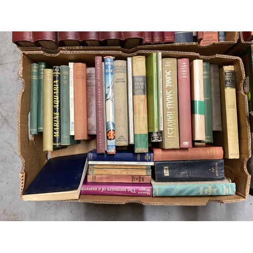 191 - 4 BOXES OF VINTAGE HARDBACK BOOKS