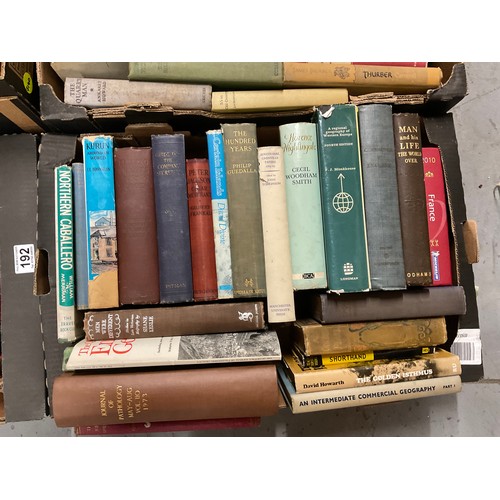 192 - 4 BOXES OF VINTAGE HARDBACK BOOKS