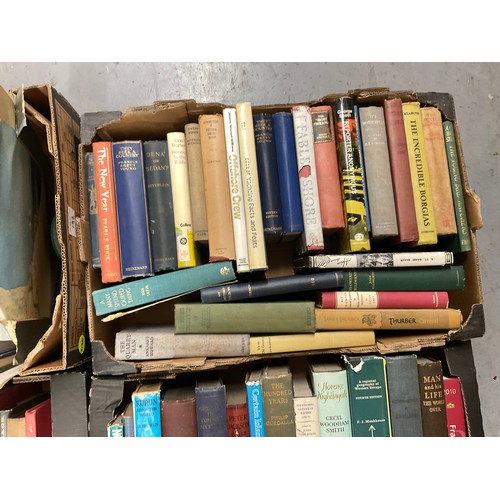 192 - 4 BOXES OF VINTAGE HARDBACK BOOKS