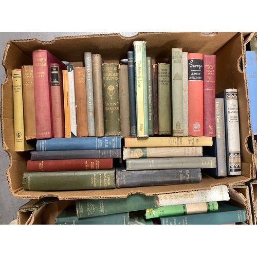 194 - 4 BOXES OF VINTAGE HARDBACK BOOKS