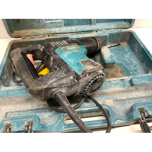 199 - CASED MAKITA 110V SDS DRILL