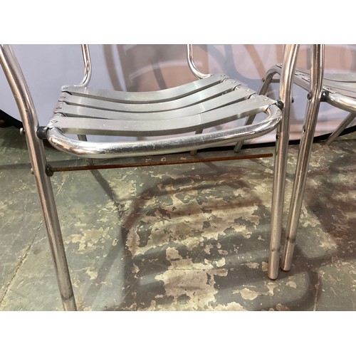 231 - PAIR OF METAL GARDEN TUB CHAIRS