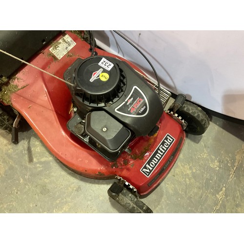 232 - MOUNTFIELD POWER DRIVE S460PD 46CM SELF PROPELLING PETROL LAWN MOWER WITH BRIGGS & STRATTION 148CC M... 