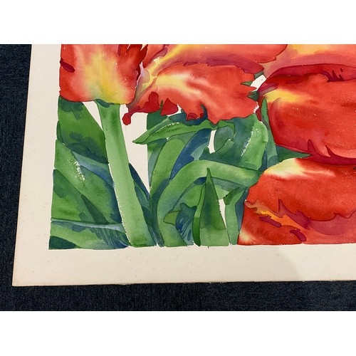 61 - UNFRAMED LARGE PIECE OF GARY BUKOVNIC ART WORK ENTITLED 