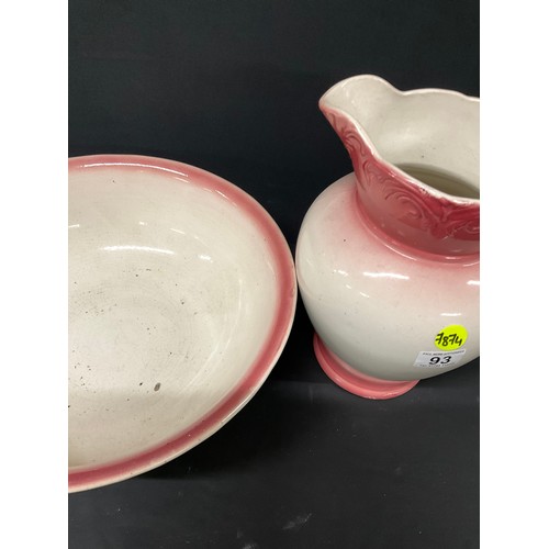 160 - VINTAGE JUG AND BOWL SET