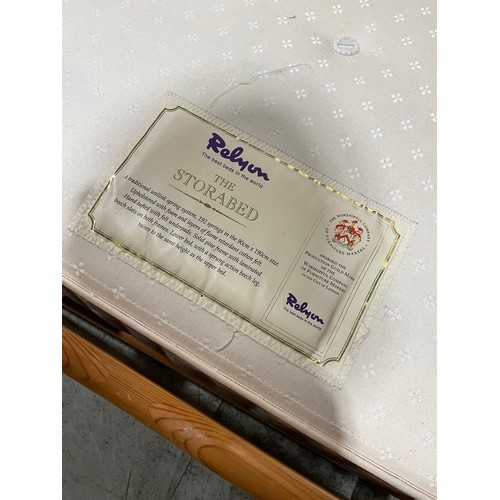 177 - PINE SINGLE BED WITH GUEST BED UNDERNEATH