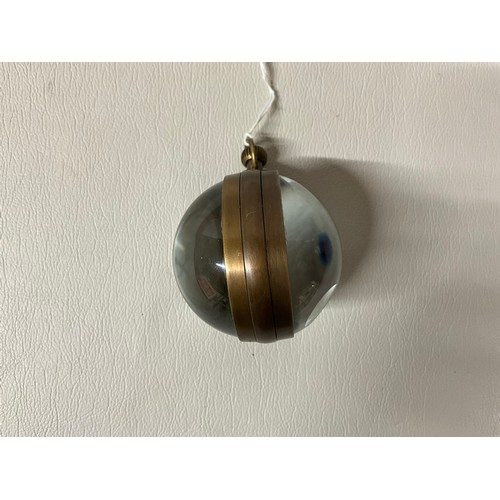 66 - VINTAGE OMEGA SPHERIAL/BALL MINIATURE CLOCK