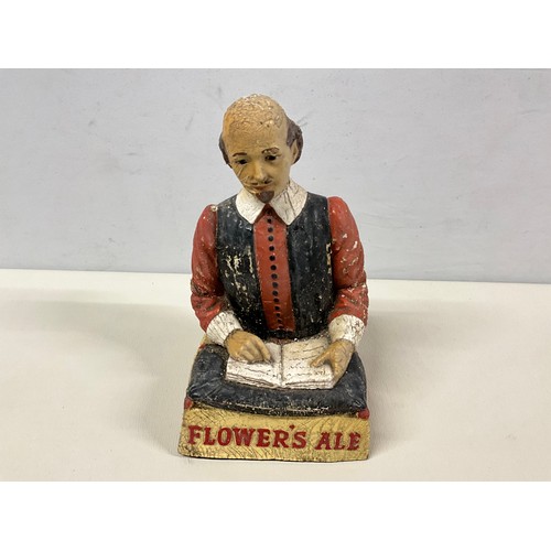 71 - VINTAGE FLOWERS ALE ADVERTISING BAR STAND A/F H9