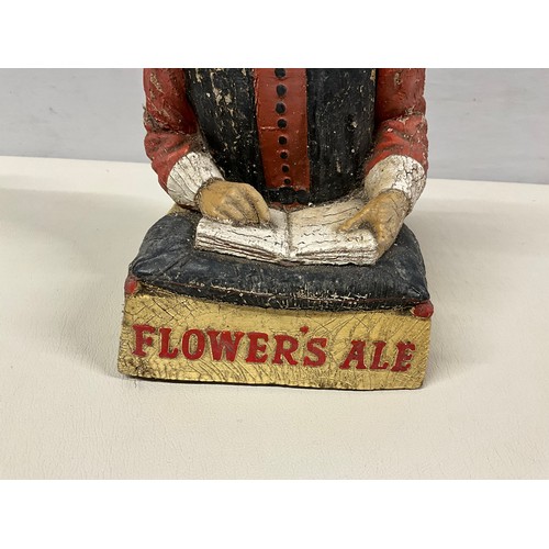 71 - VINTAGE FLOWERS ALE ADVERTISING BAR STAND A/F H9