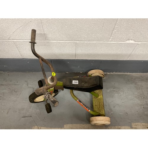 299 - VINTAGE RALEIGH SCRAMBLA CHILDS TRIKE