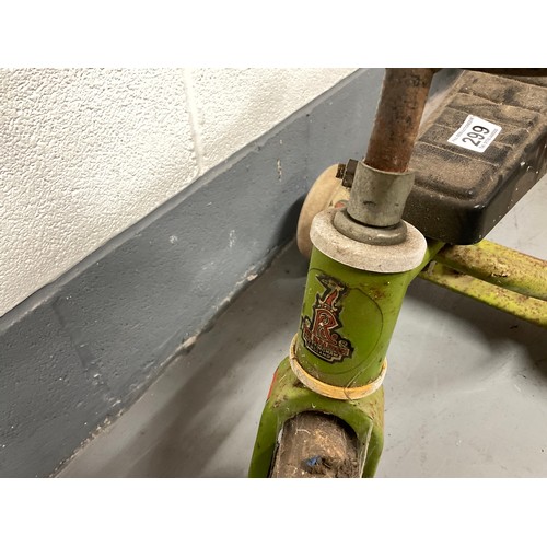 299 - VINTAGE RALEIGH SCRAMBLA CHILDS TRIKE