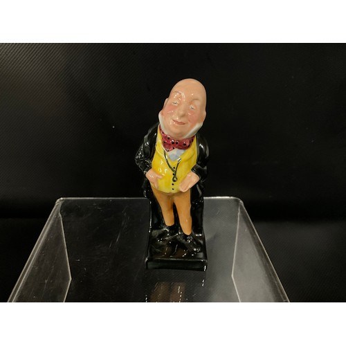 92 - QTY OF VINTAGE ROYAL DOULTON MINIATURE FIGURES TO INCLUDE PICKWICK, DAVID COPPERFIELD, MICAWBER, TIN... 