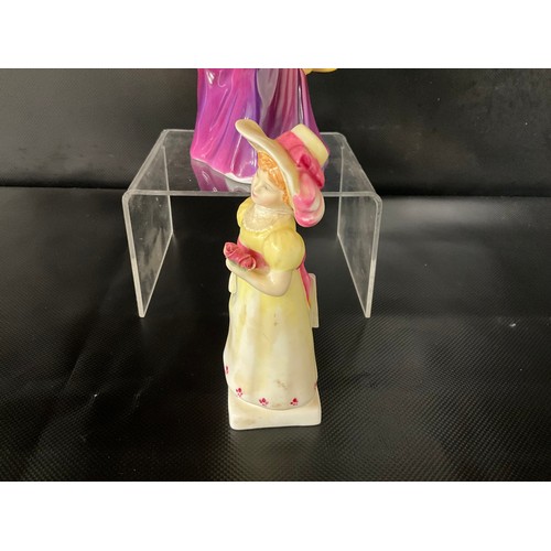 93 - 2 ROYAL DOULTON FIGURES TO INCLUDE LORETTA HN2337 AND LORI HN2801