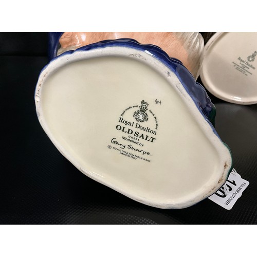 100 - 5 ROYAL DOULTON LARGE TOBY JUGS TO INCLUDE DARTAGNAN (2ND), GEORGE WASHINGTON (2ND), THE POACHER (2N... 