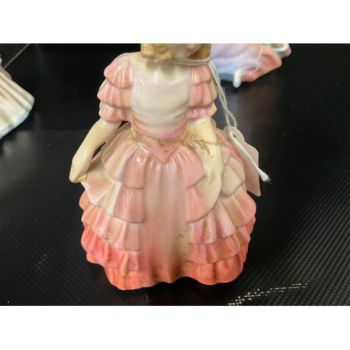 101 - 7 X ROYAL DOULTON FIGURES - ALL FOR RESTORATION