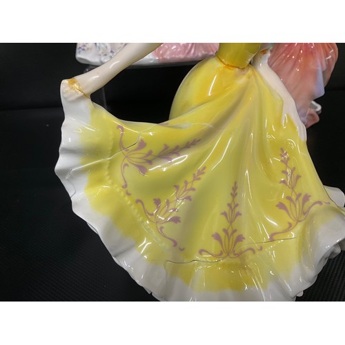 101 - 7 X ROYAL DOULTON FIGURES - ALL FOR RESTORATION