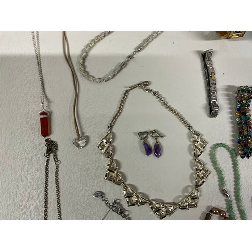 101A - 4 SMALL BOXES OF COSTUME JEWELLERY