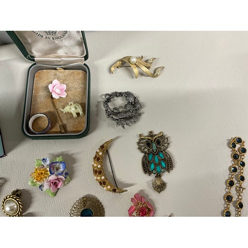 101A - 4 SMALL BOXES OF COSTUME JEWELLERY