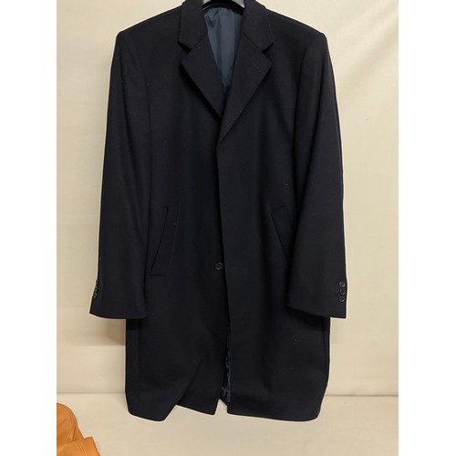 102 - ECHT LEDER REAL LEATHER GENTS SHEEPSKING LINED TAN LEATHER COAT 50