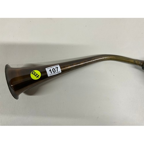 107 - VINTAGE BRASS TAXI HORN