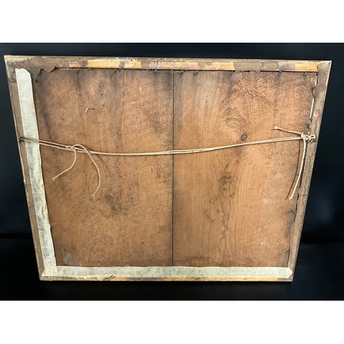 116 - GILT FRAMED SEASCAPE OILOGRAPH 21 X 17