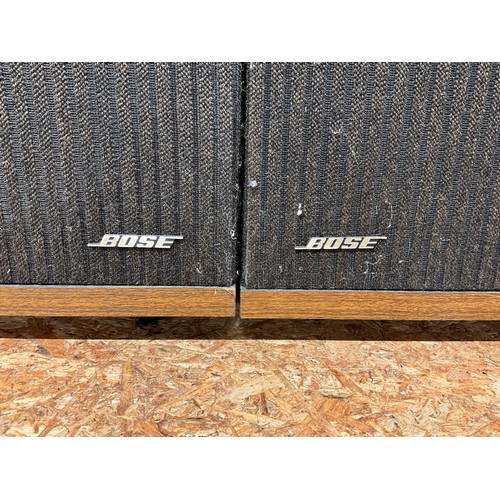 124 - PAIR OF VINTAGE BOSE SPEAKERS SERIES IV 501