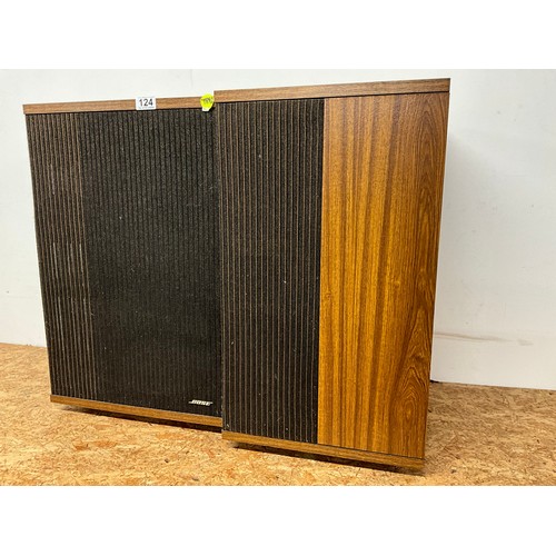 124 - PAIR OF VINTAGE BOSE SPEAKERS SERIES IV 501