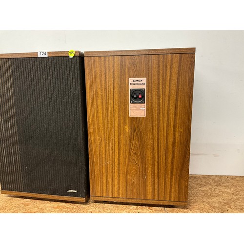 124 - PAIR OF VINTAGE BOSE SPEAKERS SERIES IV 501