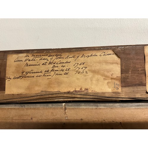 129 - GILT FRAMED OIL PAINTING OF POSSIBLY JOHN HALL WITH GUN DOG AND SHOTGUN 36