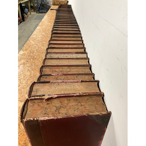 130 - 35 VOLUMES OF THE NINTH EDITION ENCYCLOPEDIA BRITANNICA INCLUDING THE NEW VOLUMES WITH MAPS  A/F