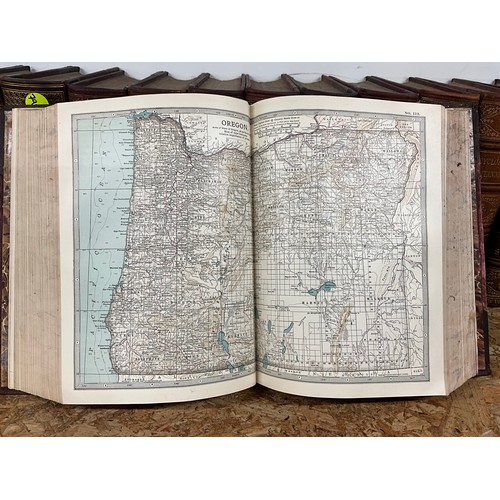 130 - 35 VOLUMES OF THE NINTH EDITION ENCYCLOPEDIA BRITANNICA INCLUDING THE NEW VOLUMES WITH MAPS  A/F