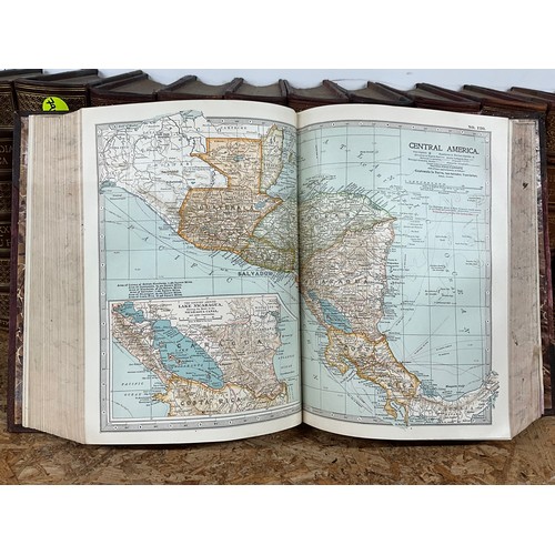 130 - 35 VOLUMES OF THE NINTH EDITION ENCYCLOPEDIA BRITANNICA INCLUDING THE NEW VOLUMES WITH MAPS  A/F