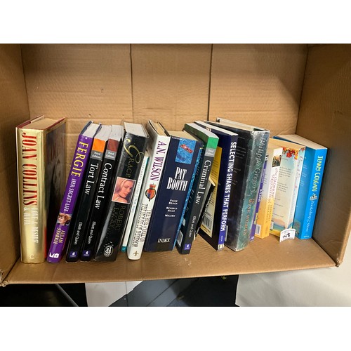 148 - POKERTABLE IN CASE, BOX OF BOOKS & JIGSAWS, BOX OF CUDDLY TOYS AND SHARP GHETTOBLASTER