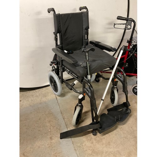 173 - QTY OF WALKING AIDS TO INCLUDE WHEELCHAIR ETC