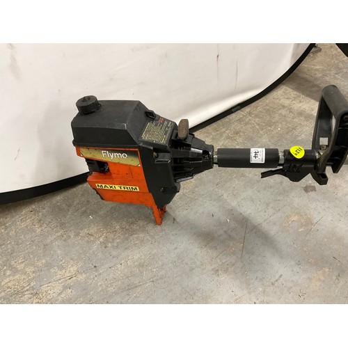 174 - PETROL FLYMO STRIMMER, COOPERS ELECTRIC GARDEN HOOVER