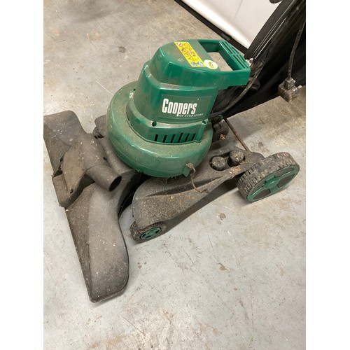 174 - PETROL FLYMO STRIMMER, COOPERS ELECTRIC GARDEN HOOVER