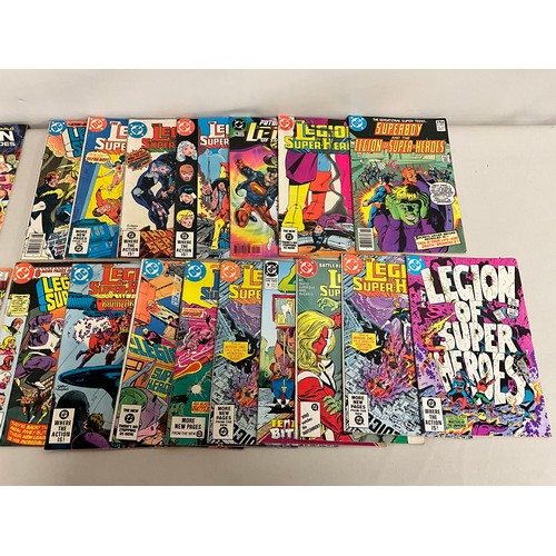 152 - BOX OF VINTAGE DC SUPER HEROS COMICS