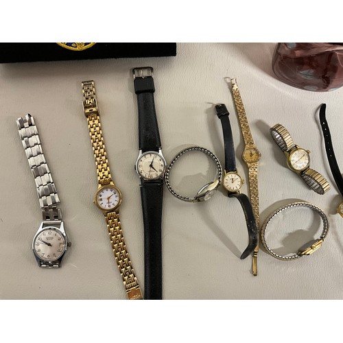 159 - 2 BOXES OF COLLECTABLES TO INCLUDE LIGHTERS, WATCHES, SILVER, BRONZE GOAT FIGURE, URANIUM BOWL OTHER... 