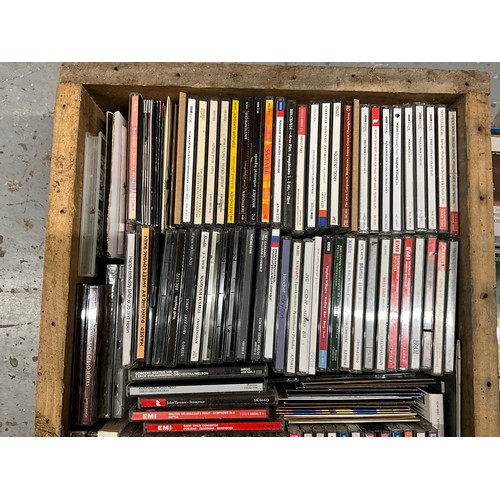 162 - CRATE OF DVD'S AND CD'S