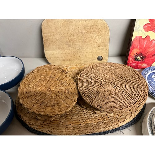 163 - CRATE OF KITCHENWARE POTS & PANS ETC