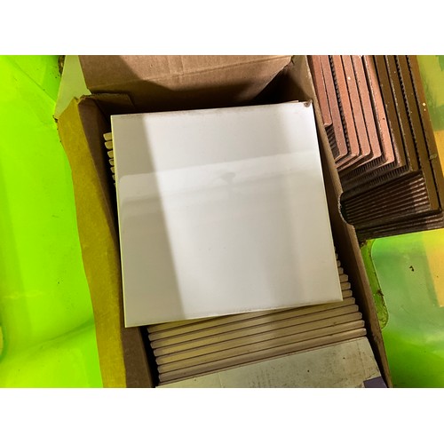 165 - BOX OF CERAMIC TILES