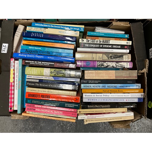 4 BOXES OF BOOKS - VARIOUS