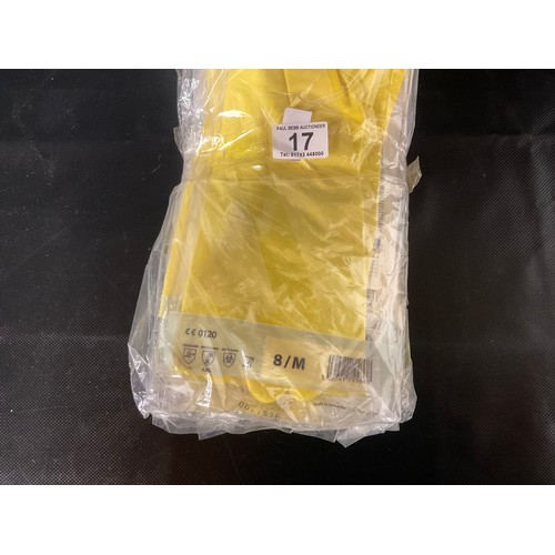 134 - 20 PAIRS OF NEW NITRILE GLOVES SIZE M